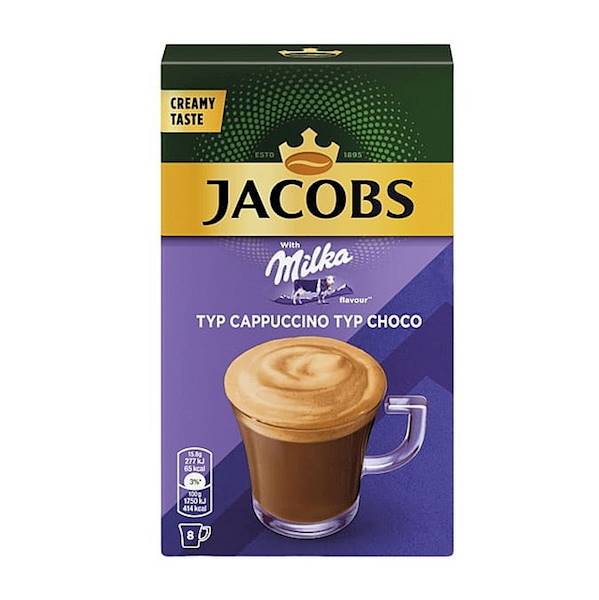 Jacobs napój kawowy Jacobs Cappuccino Milka 126,4g