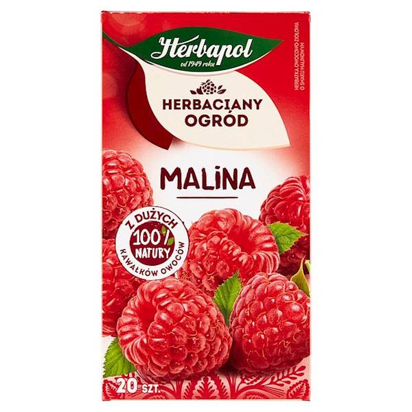 Herbapol herbata ekspresowa owocowa Herbaciany Ogród Malina 20tb