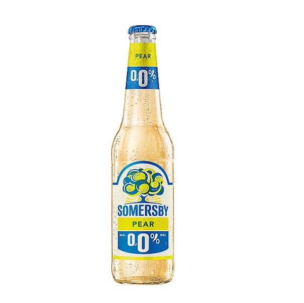 Carlsberg piwo bezalkoholowe w szklanej butelce Somersby Pear 0,0% 400ml