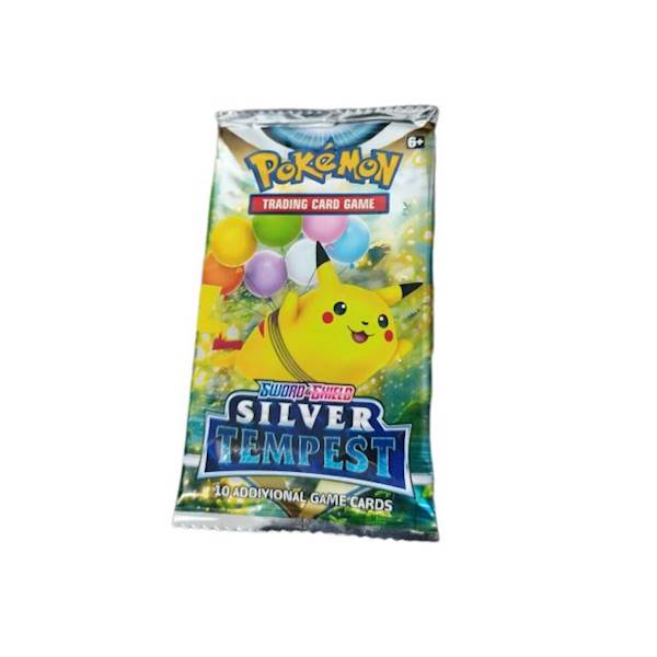 Pokemon TCG karty Silver Tempest Booster Pack (10 kart)