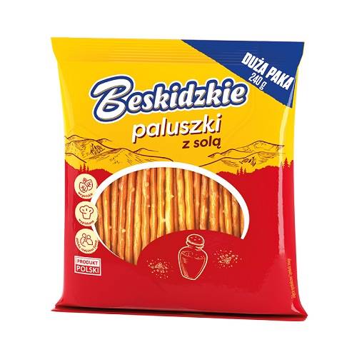Aksam paluszki Beskidzkie Z Solą 240g