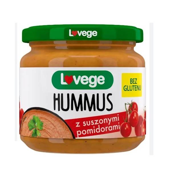 Sante przetwory warzywne I Love Vege Hummus z suszonymi pomidorami 180g