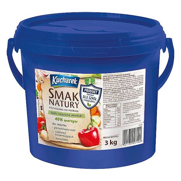 Prymat przyprawa do potraw bez glutaminianu monosodowego Kucharek Smak Natury 3kg