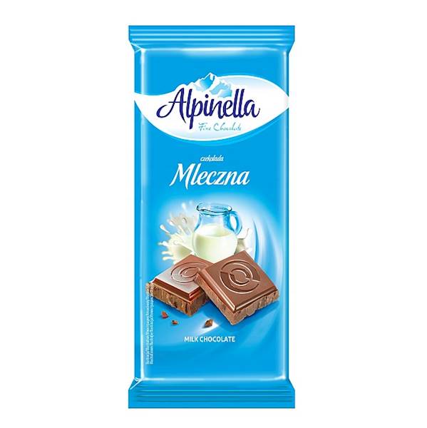 Terravita czekolada mleczna Alpinella 90g