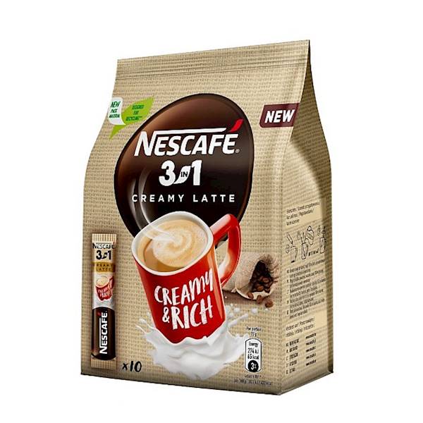 Nestle kawa rozpuszczalna Nescafe 3w1 Creamy Latte 165g