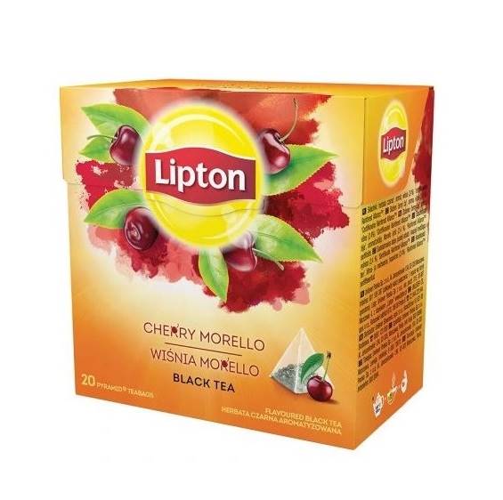Lipton herbata ekspresowa Black Tea Cherry Morello 20tb