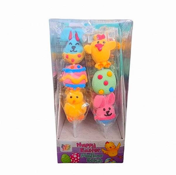 MaxCo lizak wielkanocny piankowy Sweet 'N Fun Happy Easter Mallow Stick 3x11g