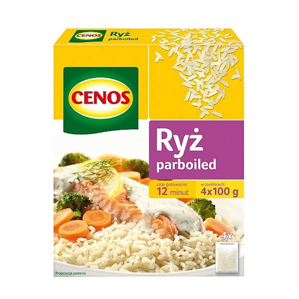 Cenos Ryż Parboiled w saszetkach 400g