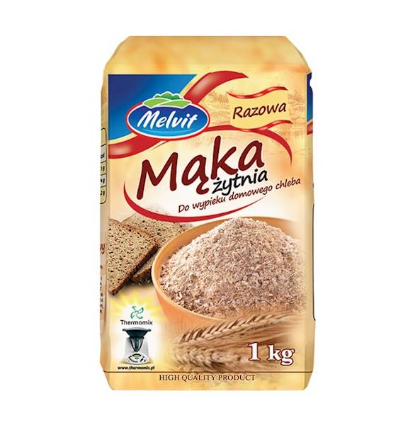 Melvit Mąka Żytnia Razowa do Wypieku Chleba 1kg