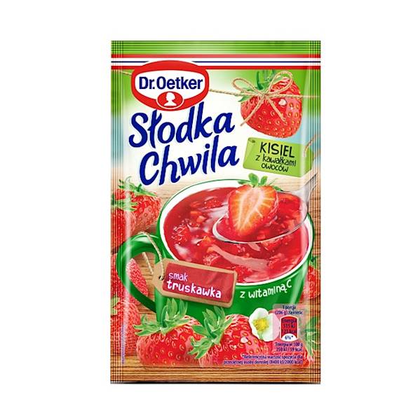 Dr.Oetker kisiel Słodka Chwila Smak Truskawka 30g