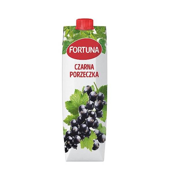 Polmlek napój owocowy Fortuna Czarna Porzeczka 1l