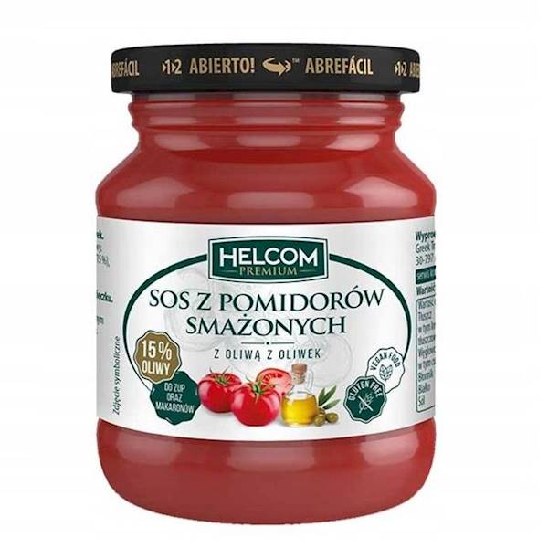 Greek Trade przetwory warzywne Helcom Sos z pomidorów smażonych w Oliwie z Oliwek 300g