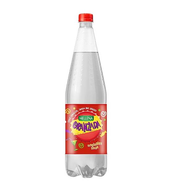 Hellena napój gazowany 20% soku Oranżada biała 1,25l