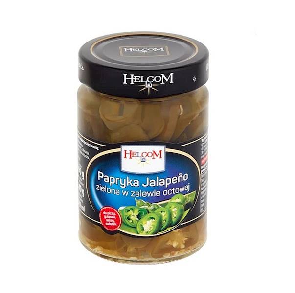 Greek Trade przetwory warzywne Helcom Papryka Jalapeno Zielona w Zalewie Octowej 327ml