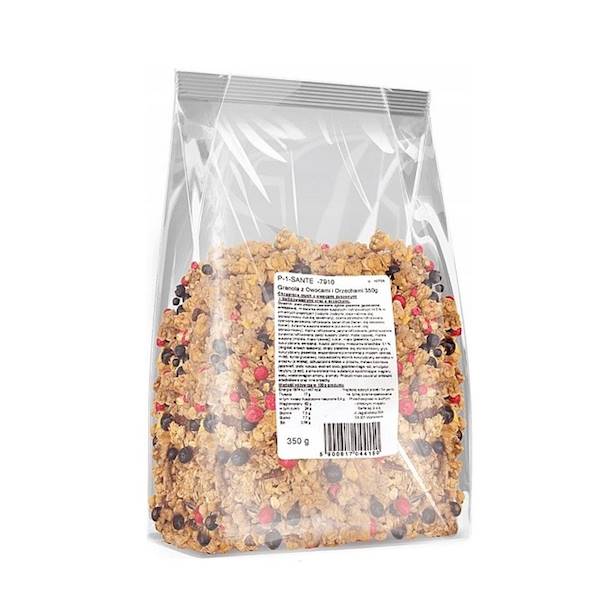 Sante płatki śniadaniowe zbożowe Granola z Owocami i Orzechami 350g