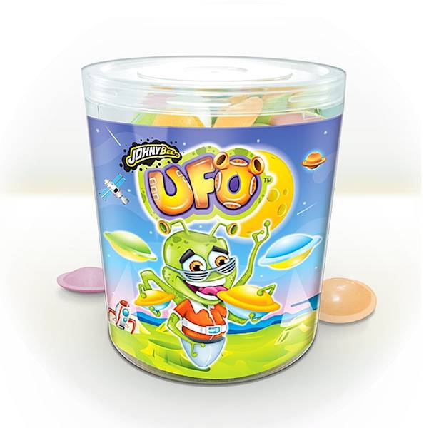 Mada Sweet opłatki waflowe z kwaśnym proszkiem Johny Bee Ufo 300szt.