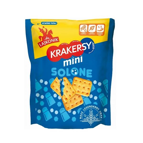 Lorenz krakersy solone Lajkonik Kakersy Mini Solone 100g