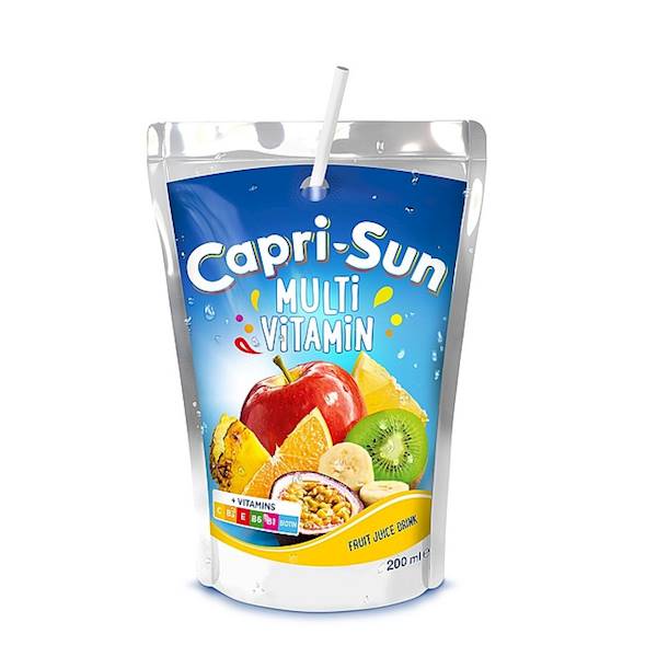 Capri Sun napój ze słomką na bazie soku Multi Vitamin 200ml