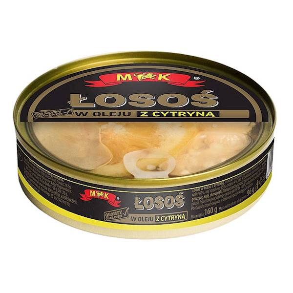 Konshurt konserwa rybna MK Łosoś w oleju z cytryną 160g