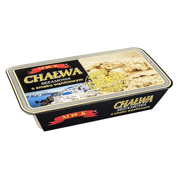 Konshurt chałwa MK Sezamowa o Smaku Waniliowym 75g