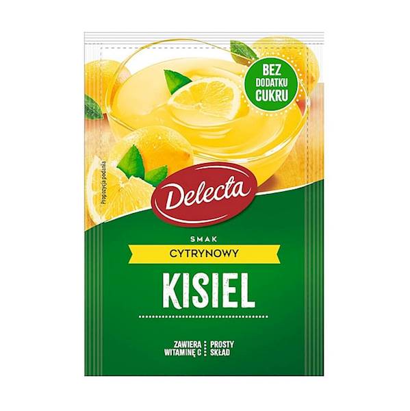 Bakalland kisiel do gotowania bez dodatku cukru Delecta Kisiel Smak Cytrynowy 38g