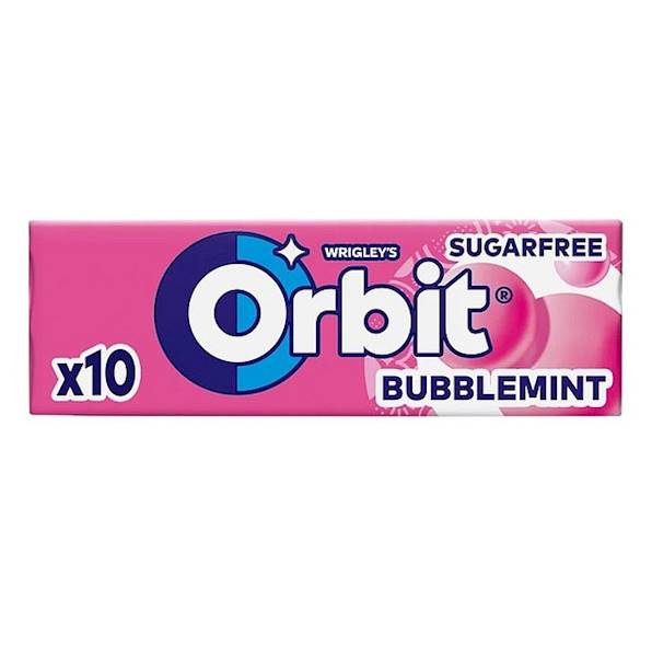 Mars Wrigley guma do żucia Orbit Bubblemint 10 drażetek