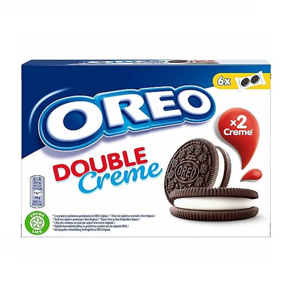 Mondelez markizy kakaowe z podwójnym nadzieniem waniliowym Oreo Double Creme 170g