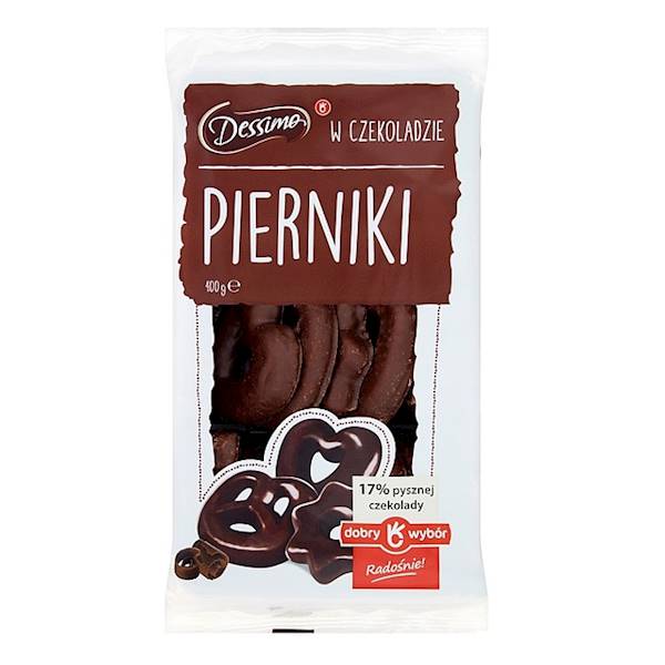 Dobry wybór ciastka Dessimo Pierniki w Czekoladzie 400g