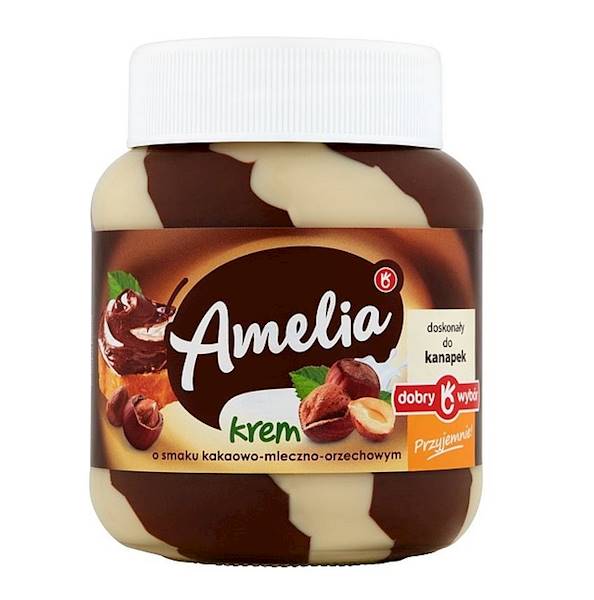 Dobry Wybór krem do smarowania Amelia o Smaku Kakaowo-Mleczno-Orzechowym 400g