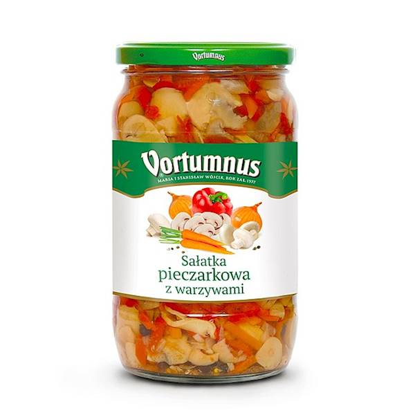 Vortumnus Sałatka pieczarkowa z warzywami 770g
