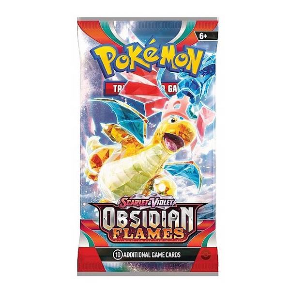 Pokemon TCG karty Obsidian Flames Booster Pack (10 kart)
