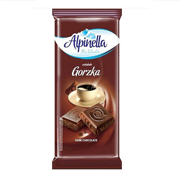 Terravita czekolada gorzka Alpinella 90g