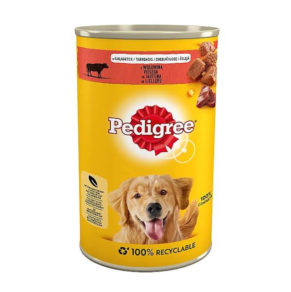 Mars Petcare karma dla dorosłych psów w puszce Pedigree z wołowiną 1,2kg