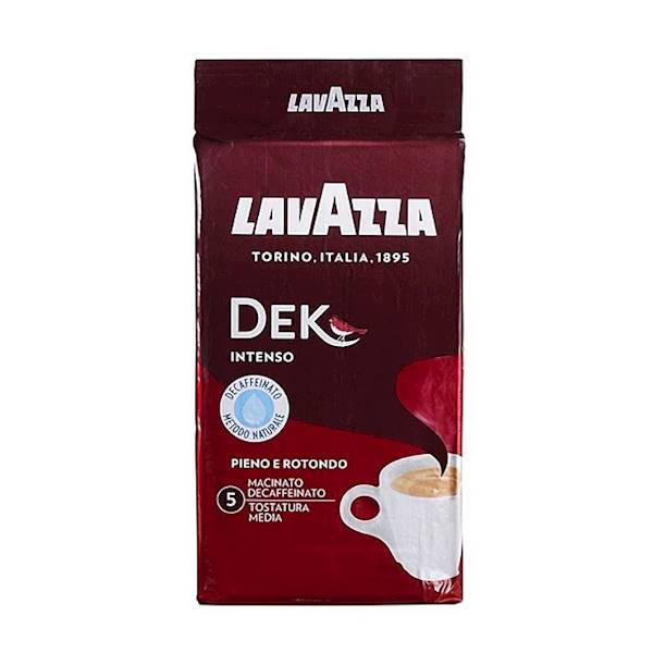 Lavazza kawa mielona bezkofeinowa Dek Intenso 250g