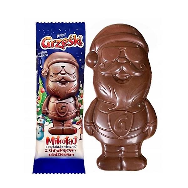 Colian figurka z czekoladki mlecznej z chrupiącym nadzieniem Grześki Mikołaj 30g