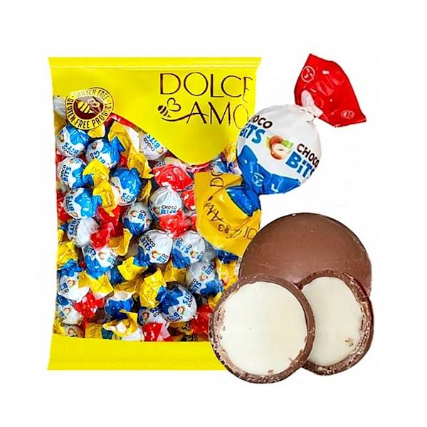 Pszczółka cukierki waniliowe w czekoladzie mlecznej Choco Bits 1kg
