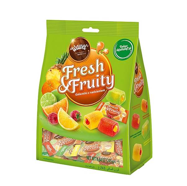 Wawel galaretki z nadzieniem Fresh & Fruity 245g