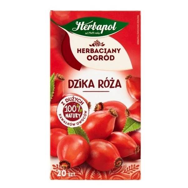 Herbapol herbata ekspresowa owocowa Herbaciany Ogród Dzika Róża 20tb