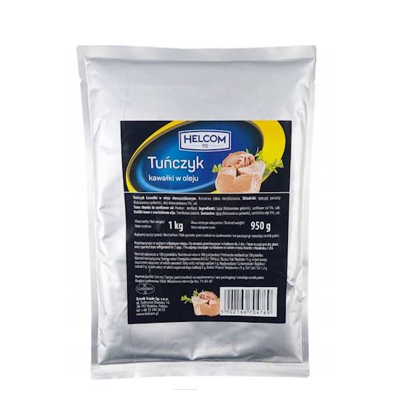 Greek Trade przetwory rybne Helcom Tuńczyk Kawałki w Oleju 1kg