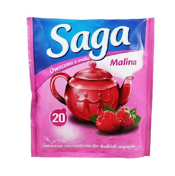 Unilever herbata owocowa Saga Malinowa 20 tb
