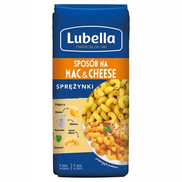 Maspex makaron pszenny Lubella Sprężynki 400g