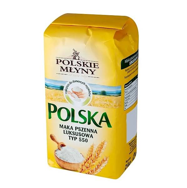Polskie Młyny Mąka Pszenna Luksusowa Polska typ 550 1kg
