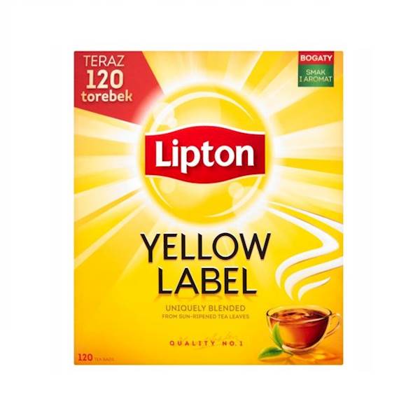 Lipton herbata ekspresowa Yellow Label Tea 120tb