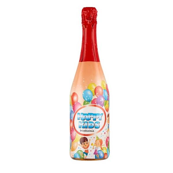 Agropol szampan bezalkoholowy Happy Kids brzoskwiniowy 0,75L