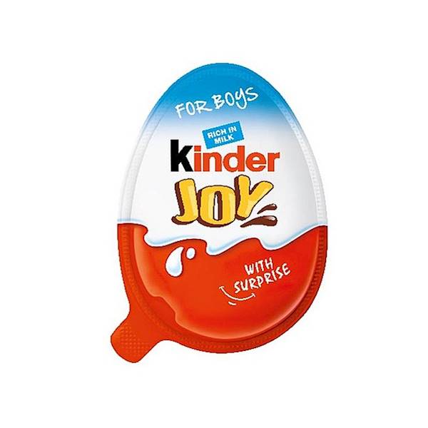 Ferrero jajko czekoladowe z niespodzianką Kinder Joy Blue Edition For Boys 20g