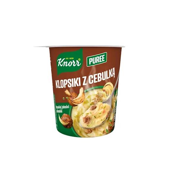 Unilever danie gotowe Knorr Danie Puree Klopsiki z Cebulką 53g