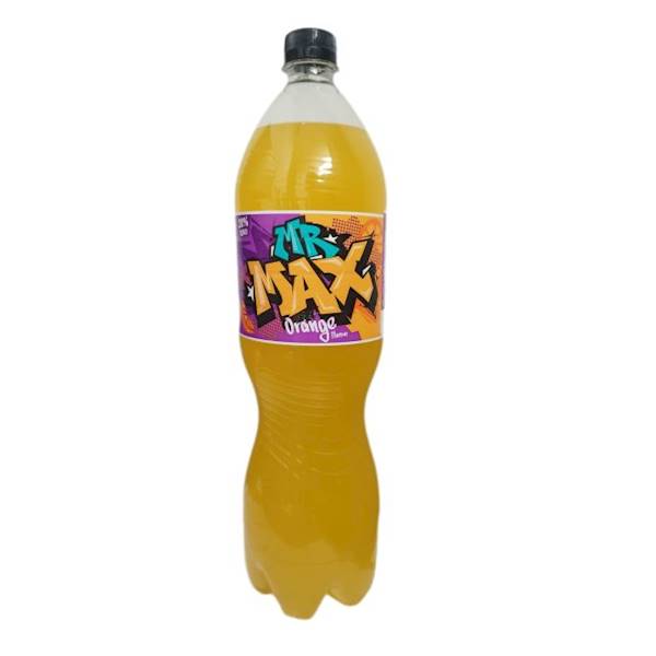 Hoop Polska napój gazowany 20% soku Mr Max Orange 1,5l