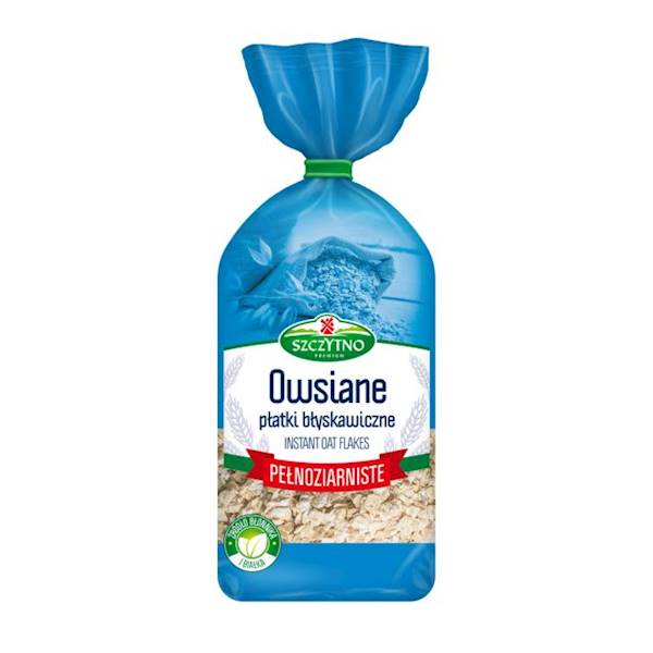 Melvit Płatki Owsiane Szczytno błyskawiczne pełnoziarniste 400g