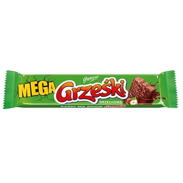 Goplana wafel Grześki Mega o smaku orzechowym 48g