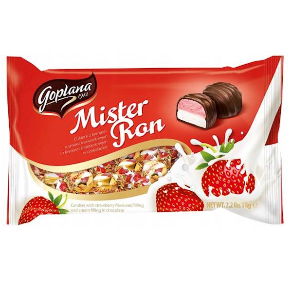 Goplana cukierki z kremem w czekoladzie Mister Ron 1kg